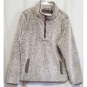 Altar’d State “teddy bear” size L in color “latte.”